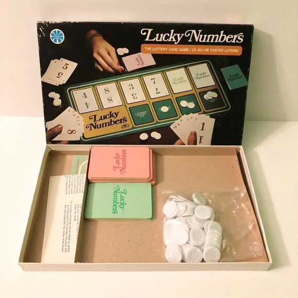 Vintage 1975 Milton Bradley Lucky Numbers The Lottery Card Game Copp Clark - Picture 4 of 16